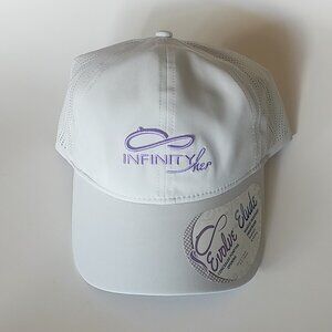 New Infinity Her Women’s Cap Hat Makeup Resistant Band Fashion Undervisor Silver